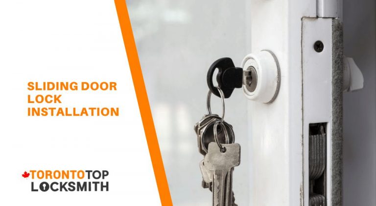 sliding door lock installation