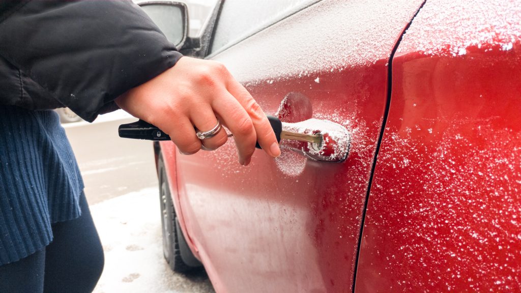 frozen car lock issues