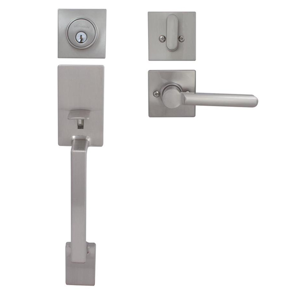 Gatehouse – Parma / Maidstone Keyed Entry Handleset / Finish: Satin Nickel