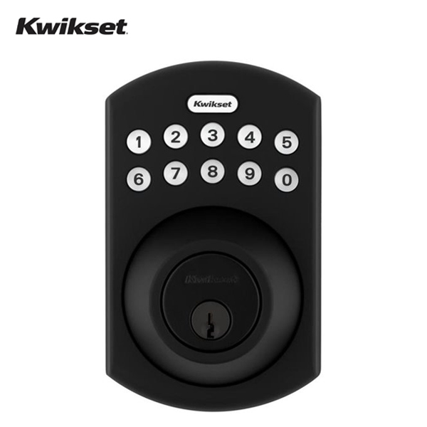 Kwikset - 264 Traditional Electronic Deadbolt / Keypad (Iron Black)